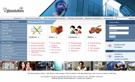 home page AIS Glass